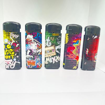 Modello N.O. DY-F008 Accendino elettronico per sigarette a prova di vento di moda con bellissimi disegni