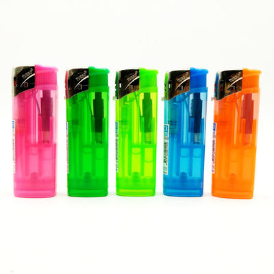 Campioni US 0.01/Piece Personalizzazione ISO9994 Standard Bulk Flame Windproof Lighter
