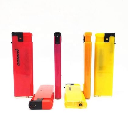 Accendino per sigarette di garanzia ISO Modello NO. Dy-F015 Accendino a gas monouso a torcia di plastica