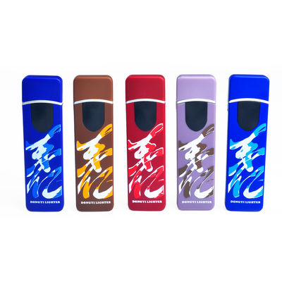 Impronta digitale attivata USB accenditore ricaricabile USB01 Logo personalizzato 8.2*2.3*0.95 cm