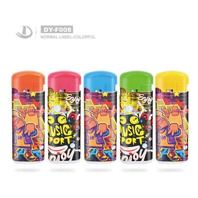 2022 Fabbricazione di accendini con graffiti su etichette normali e dimensioni 6.8*2.78*1.3CM