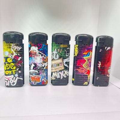 Modello N.O. DY-F008 Accendino elettronico per sigarette a prova di vento di moda con bellissimi disegni