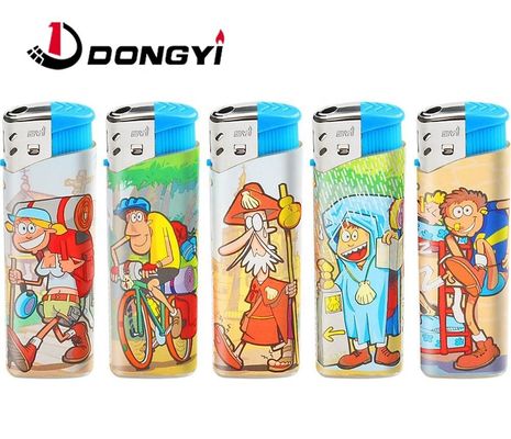 Cr Electronic Gas Torch Lighter con Frost Painting Il perfetto compagno di tutti i giorni