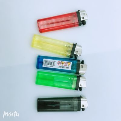 Accendino monouso trasparente con stile personalizzato e richiesta personalizzata