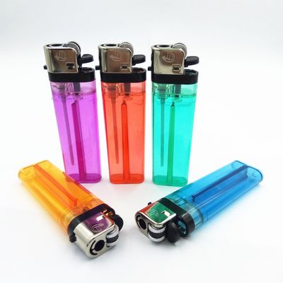 Cigarette Disposable Transparent Flint Lighter Modello NO. DY-60 Esemplari US 20/Piece