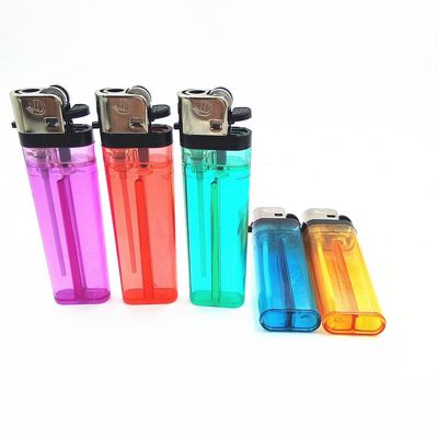 Cigarette Disposable Transparent Flint Lighter Modello NO. DY-60 Esemplari US 20/Piece