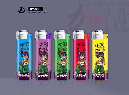 Test di riscaldamento a 65 gradi superato Lighter a gas di pietra più spessa Modello NO. DY-098 5 colori