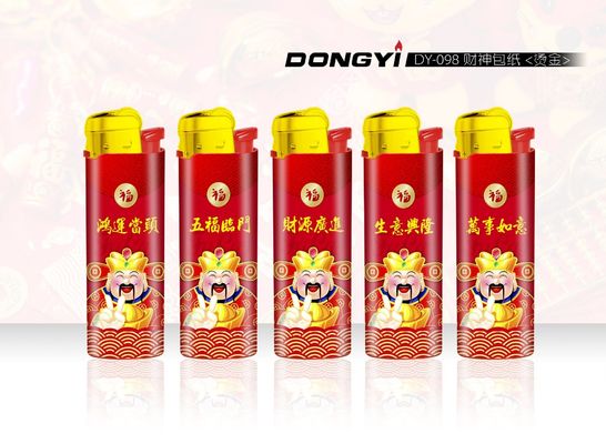 Test di riscaldamento a 65 gradi superato Lighter a gas di pietra più spessa Modello NO. DY-098 5 colori