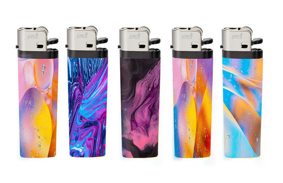 Beautiful Design Flame Disposable Flint Stone Smoking Gas Lighter per il mercato europeo