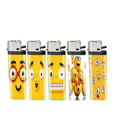 Beautiful Design Flame Disposable Flint Stone Smoking Gas Lighter per il mercato europeo