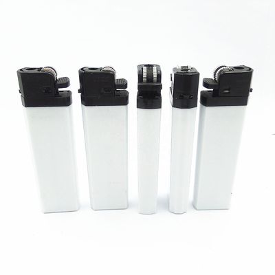 Personalizzazione Dongyi popolare di plastica di pietra ruota accenditore di sigarette a gas con lunghezza 80 mm