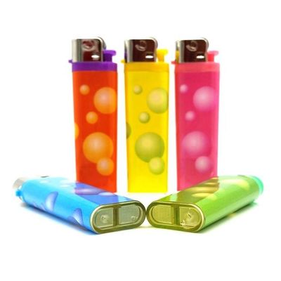 7.7*2.37*1.2 CM Flint Wheel Cigarette Lighter con funzionalità elettronica
