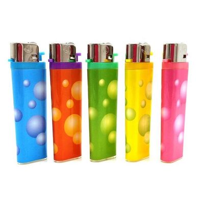 7.7*2.37*1.2 CM Flint Wheel Cigarette Lighter con funzionalità elettronica