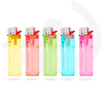 Accendino a gas per grilli in plastica monouso con logo personalizzato e certificazione MSDS