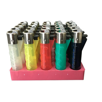 Accendino di pietra di plastica Vendita diretta Accendino di sigarette ricaricabile 7,47*2,24*1,7 cm