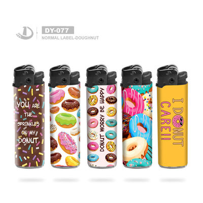 Accendino a rulli monouso a colori personalizzati per accessori di fumo