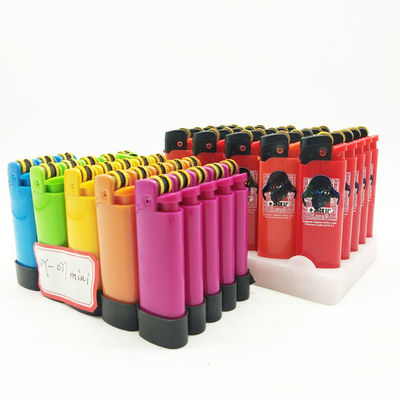 Accendino a rulli monouso a colori personalizzati per accessori di fumo