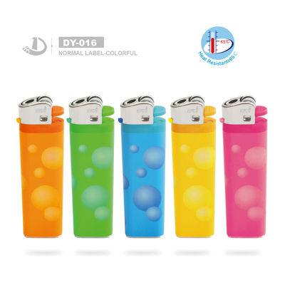 Accendino di plastica usa e getta per il fumo con logo personalizzato