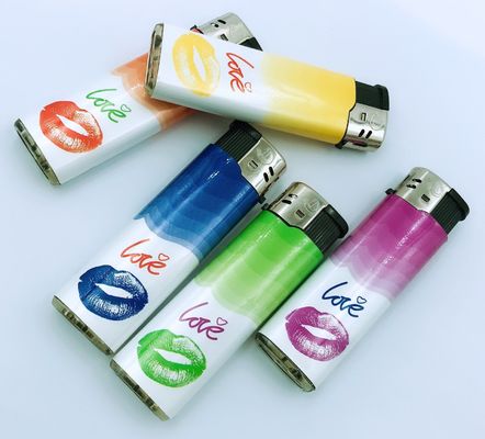 Accendino a gas per sigarette elettroniche usa e getta con stile ricaricabile e logo del cliente