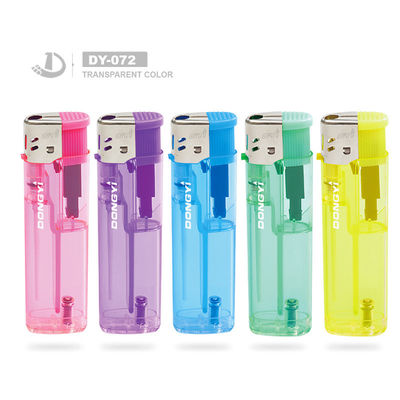 Sconto accendino elettrico monouso a colori trasparenti per i vostri standard