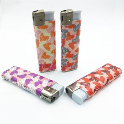 8.0*2.5*1.0cm accendino elettronico monouso per sigarette con logo personalizzato modello NO. DY-057