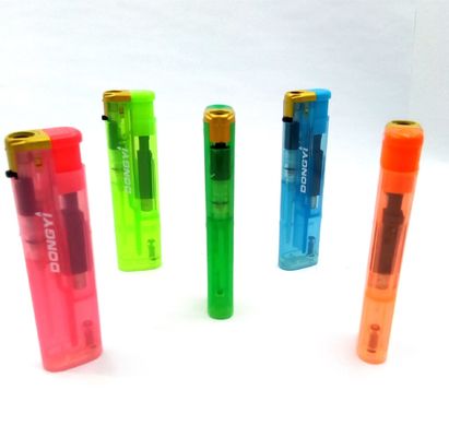 Accenditori di sigarette di plastica elettrici a ripetizione a prova di vento Dy-F012 Modello NO. 7.88*2.1*1.1 CM