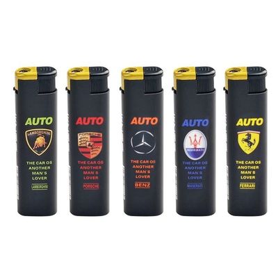 Accenditori di sigarette di plastica elettrici a ripetizione a prova di vento Dy-F012 Modello NO. 7.88*2.1*1.1 CM