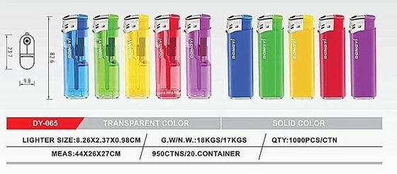Accendino elettrico per sigarette di plastica a torcia con personalizzazione e richiesta personalizzata