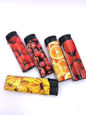 82*24.2*12.3mm Ricaricabile Legatura di zinco di plastica Disposable Electronic Butane Gas Lighter