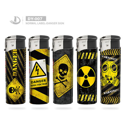 Logo personalizzato Sigaretta accendino a gas elettrico ISO9994 Dy-007 Richiesta personalizzata accettata