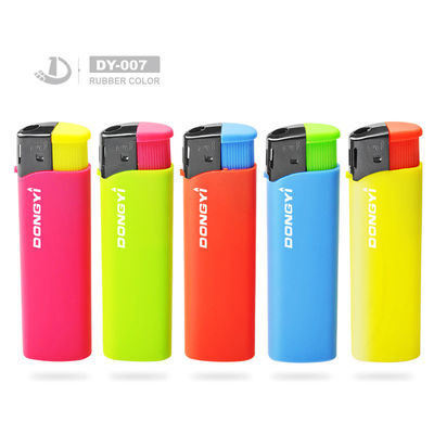 Modello competitivo NO. DY-007 Accendino elettrico ricaricabile a torcia con colore trasparente