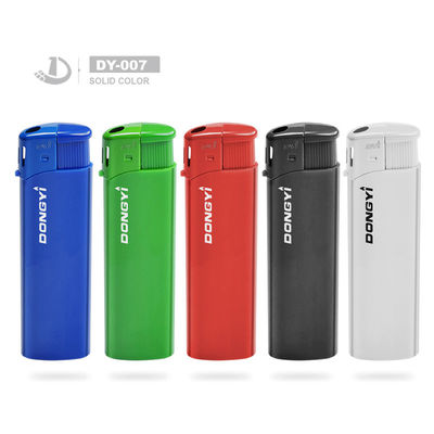 Modello competitivo NO. DY-007 Accendino elettrico ricaricabile a torcia con colore trasparente