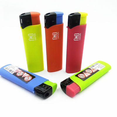 Modello N.O. DY-007 Accendino elettronico a gas in plastica a prova di bambino con certificazione ISO9994