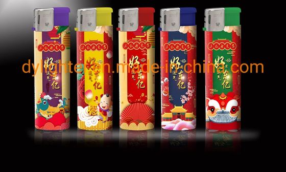 Logo personalizzato Accenditori a cinque colori con personalizzazione e personalizzazione