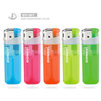 US 0.001/Piece Samples Dy-307 accendino elettronico monouso in plastica per gas per uso quotidiano