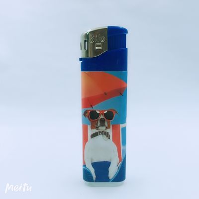 Accendino elettrico ricaricabile a logo personalizzato per il fumo senza fiamma in cucina 81,7*24*11,4 mm