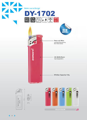 2021 Fashion Classic Electric Gas Lighter Hunan Dongyi Dy-1702 Esemplari US 0.01/Piece