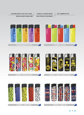 En 113869 Certificato personalizzato accendino elettrico in plastica Dongyi Standard personalizzazione