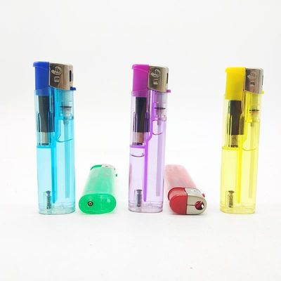 Lighter elettronico di plastica ricaricabile/valvola di alluminio per il mercato indiano Modello NO. DY-062