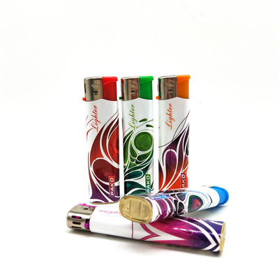 Lighter elettronico di plastica ricaricabile/valvola di alluminio per il mercato indiano Modello NO. DY-062