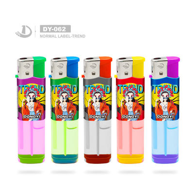 Accendino per sigarette a pipa ricaricabile per fumatori con imballaggio 50 PCS/scatola e cinque colori