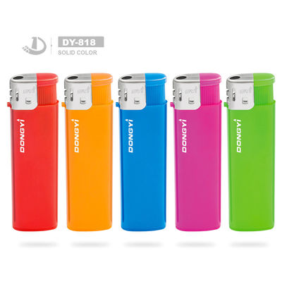 Accendino elettrico a candela a colori crema con logo personalizzato e modello elettronico NO. DY-818