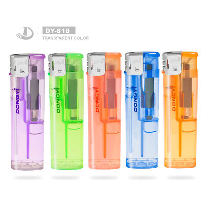 Accendino elettrico a candela a colori crema con logo personalizzato e modello elettronico NO. DY-818