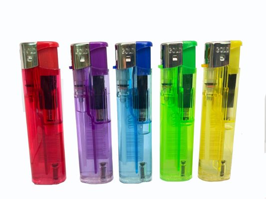 1100ctns/FCL Colori trasparenti per cucina accendini elettronici slim DY-062