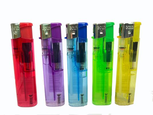 1100ctns/FCL Colori trasparenti per cucina accendini elettronici slim DY-062