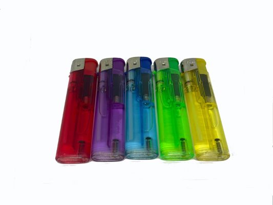 1100ctns/FCL Colori trasparenti per cucina accendini elettronici slim DY-062