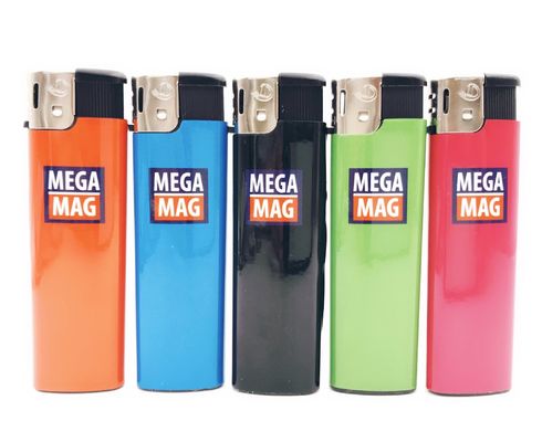 Mini accenditore di sigarette ricaricabile monouso di plastica ISO accenditore a gas elettrico