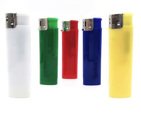 Mini accenditore di sigarette ricaricabile monouso di plastica ISO accenditore a gas elettrico