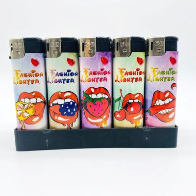 Accendino a gas con involucro in PVC personalizzato per bisogni ricaricabili e usa e getta