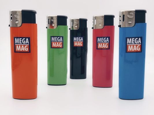 Accendino a gas con involucro in PVC personalizzato per bisogni ricaricabili e usa e getta